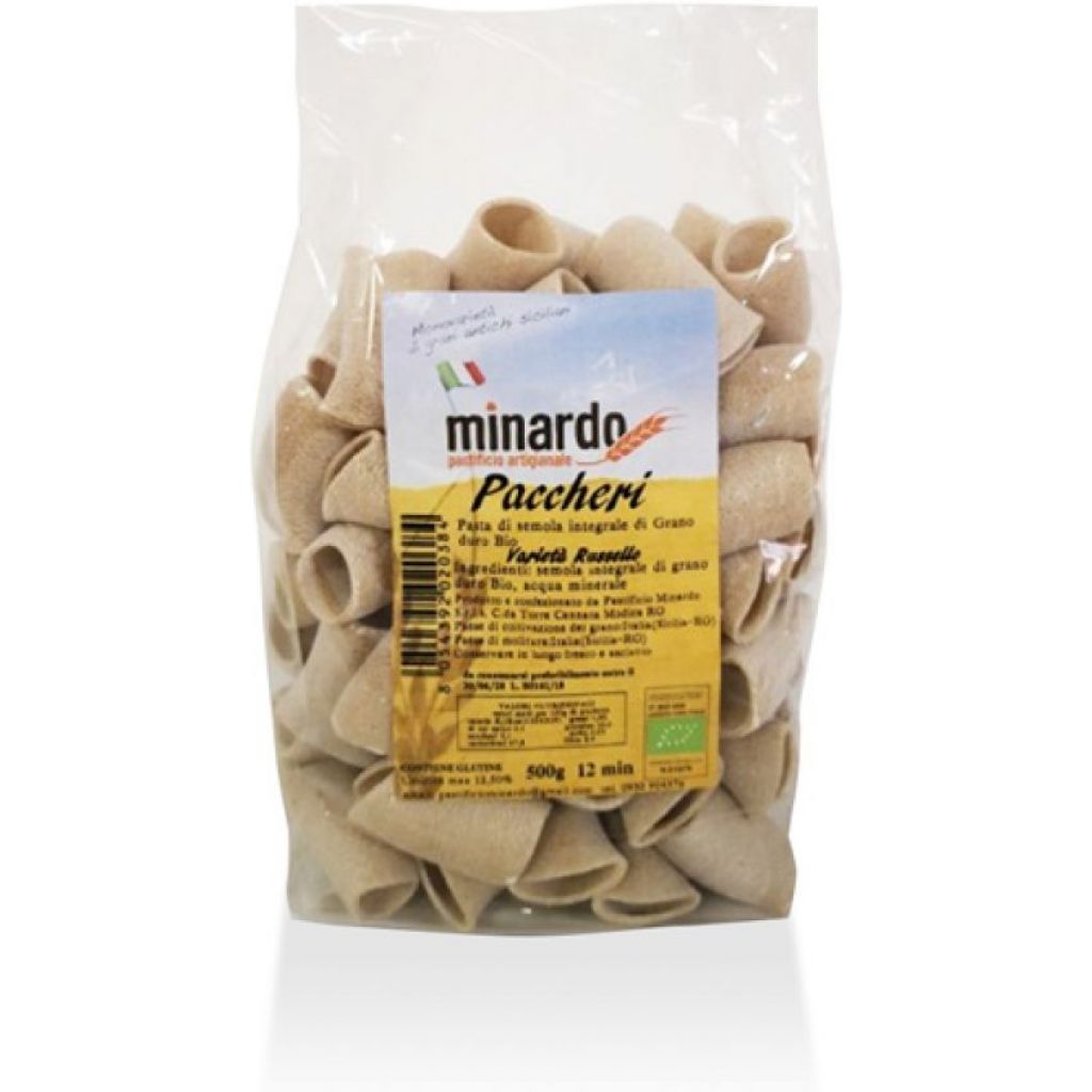 Paccheri di grano integrale Russello BIOLOGICI