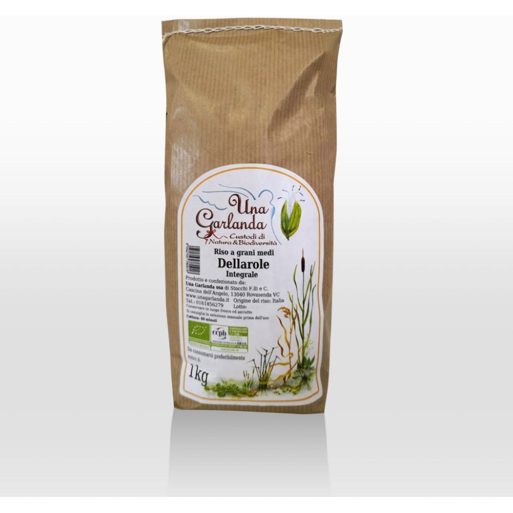 Riso integrale Dellarole 1 Kg BIOLOGICO