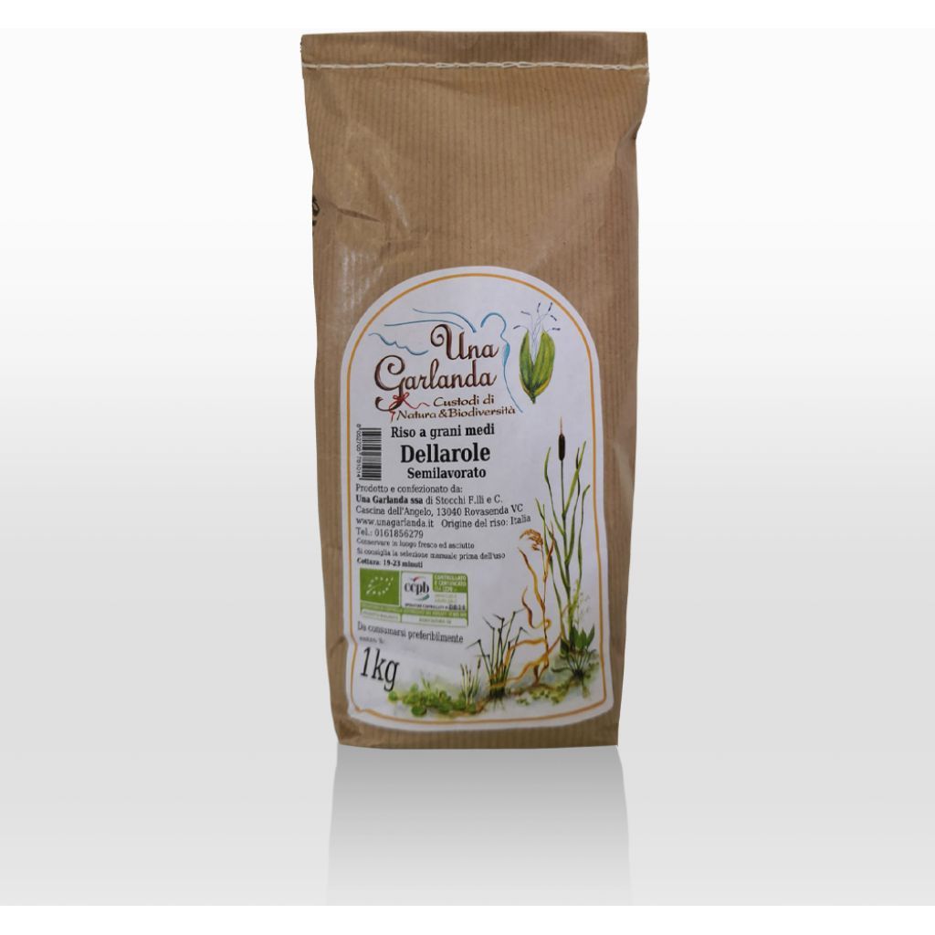 Riso semintegrale Dellarole 1 Kg BIOLOGICO