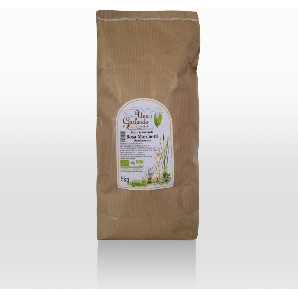Riso semintegrale Rosa Marchetti 5 Kg BIOLOGICO