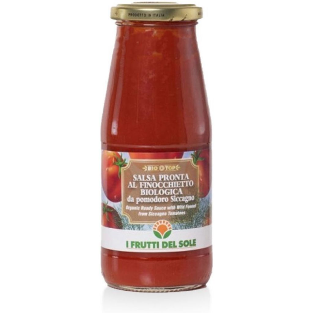 Salsa pronta di pomodoro siccagno al finocchietto BIOLOGICA