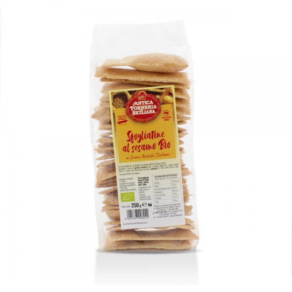 Sfogliatine al sesamo BIOLOGICHE