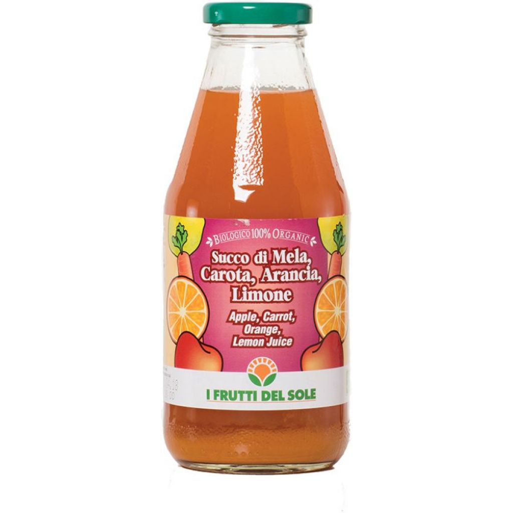 Succo di mela carota arancia limone BIOLOGICO
