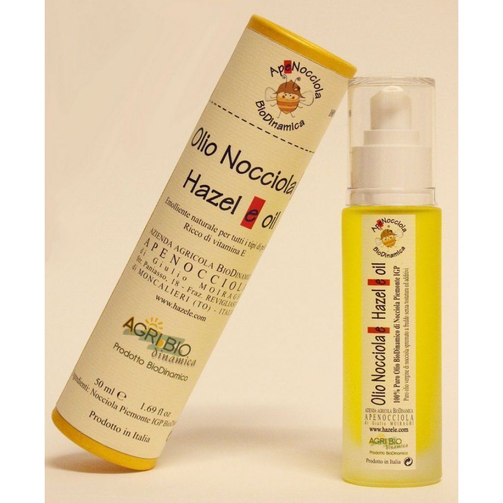 Olio Nocciola Piemonte IGP BioDinamico 50ml cosmetico