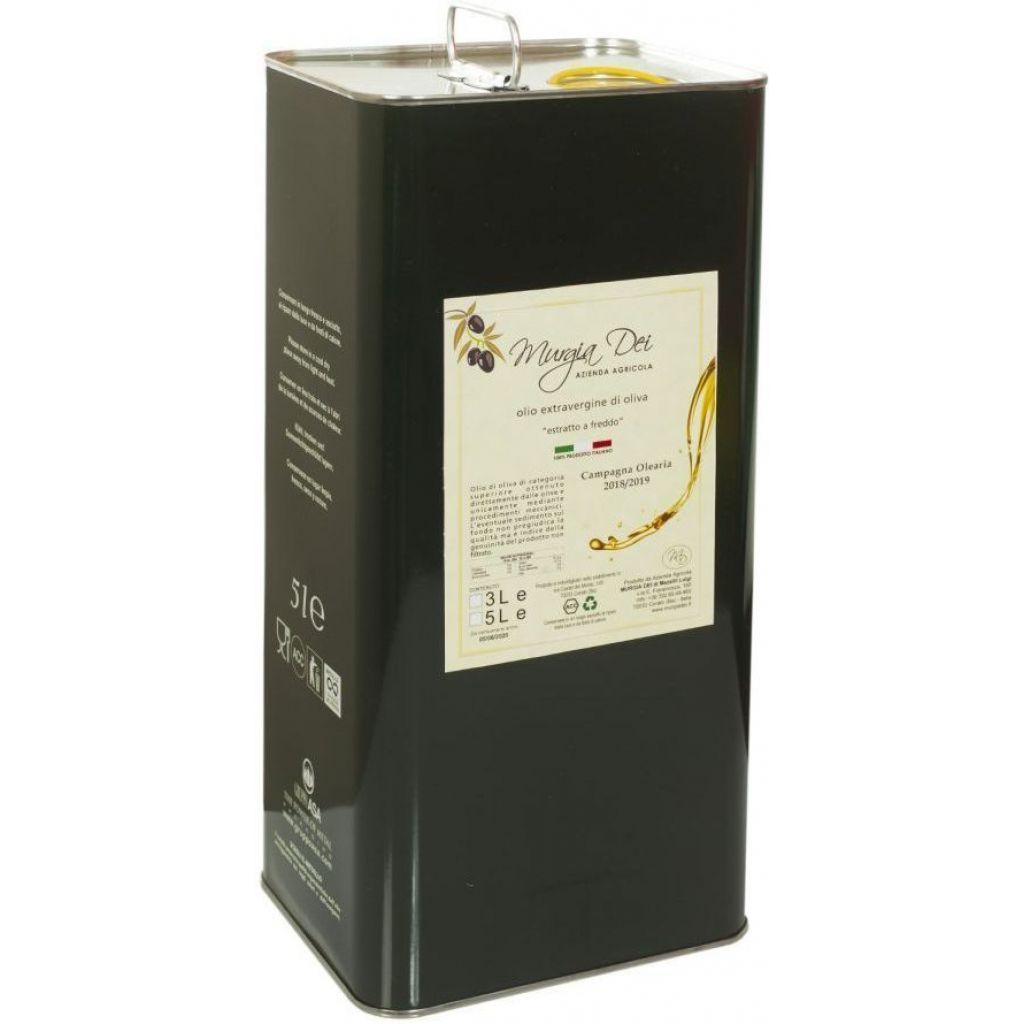 Olio Extravergine D&rsquo;Oliva 100% CORATINA Latta 3lt