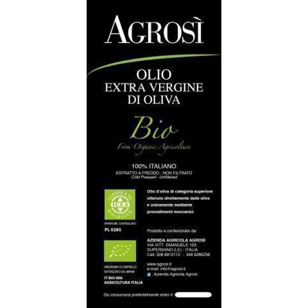 Extra Virgin Agros&igrave; BIO