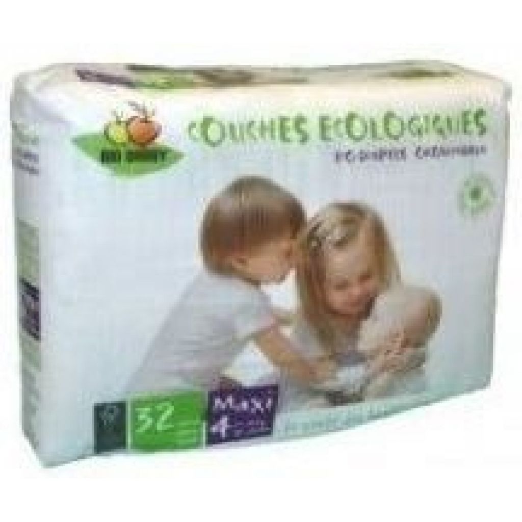 Pannolini bio-compostabili BioBabby MAXI 7/16 Kg - 32 pz/confezione