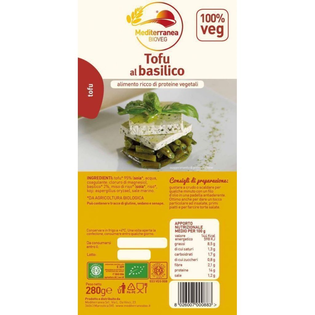 TOFU AL BASILICO
