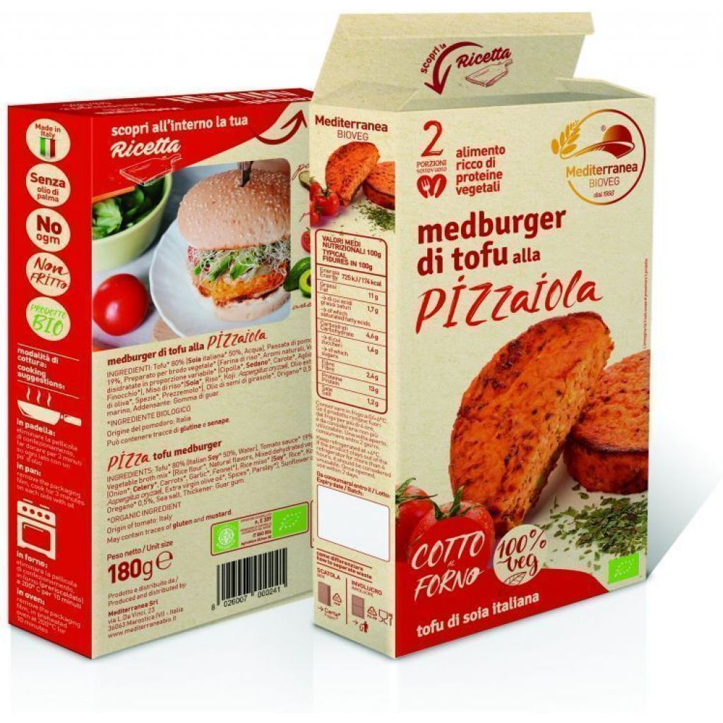 MEDBURGER TOFU ALLA PIZZAIOLA
