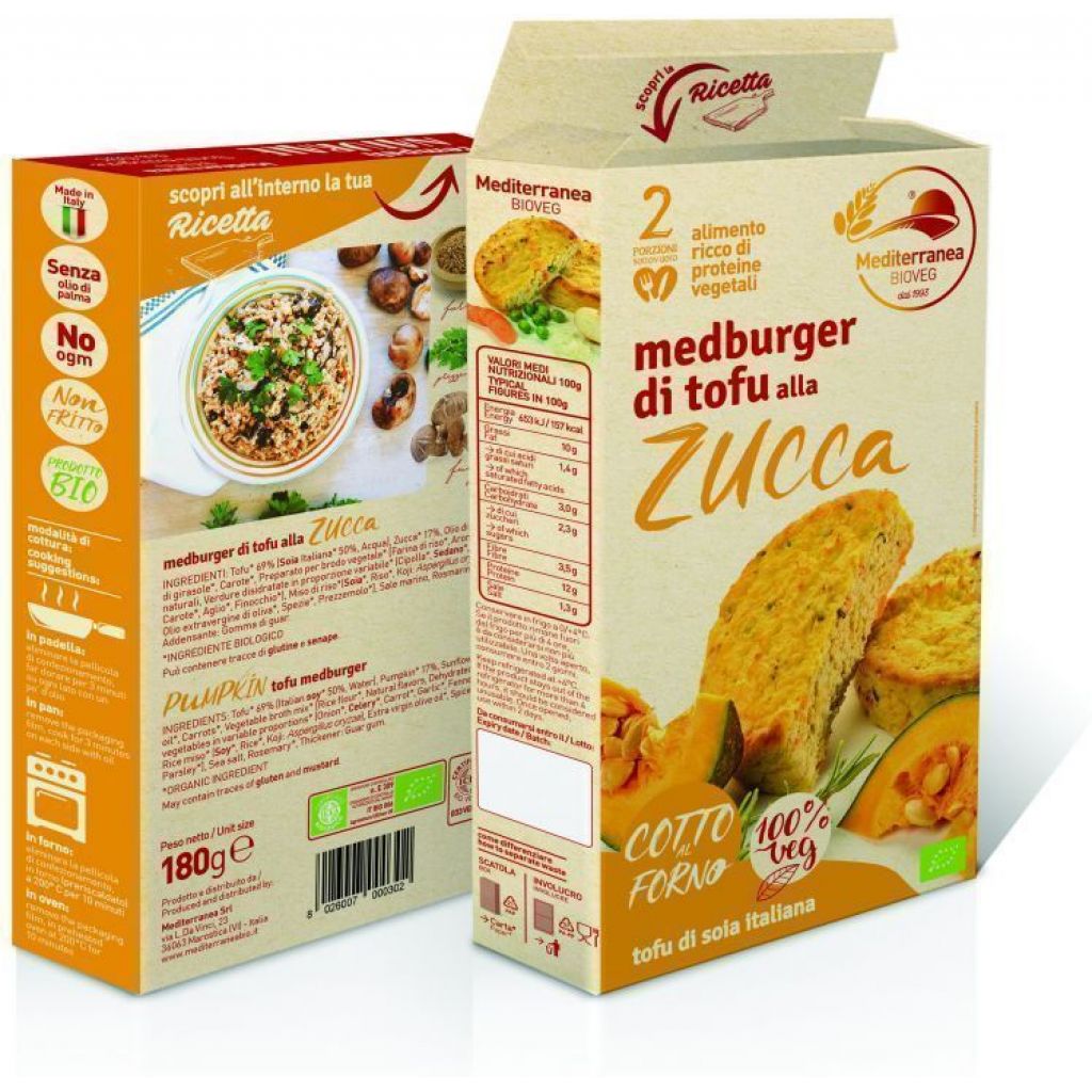 MEDBURGER TOFU ALLA ZUCCA