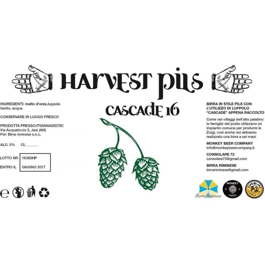 BIRRA CASCADE 16 0.33