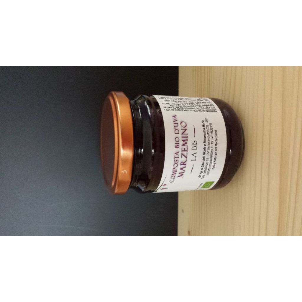 Composta d'uva marzemino certificazione bio