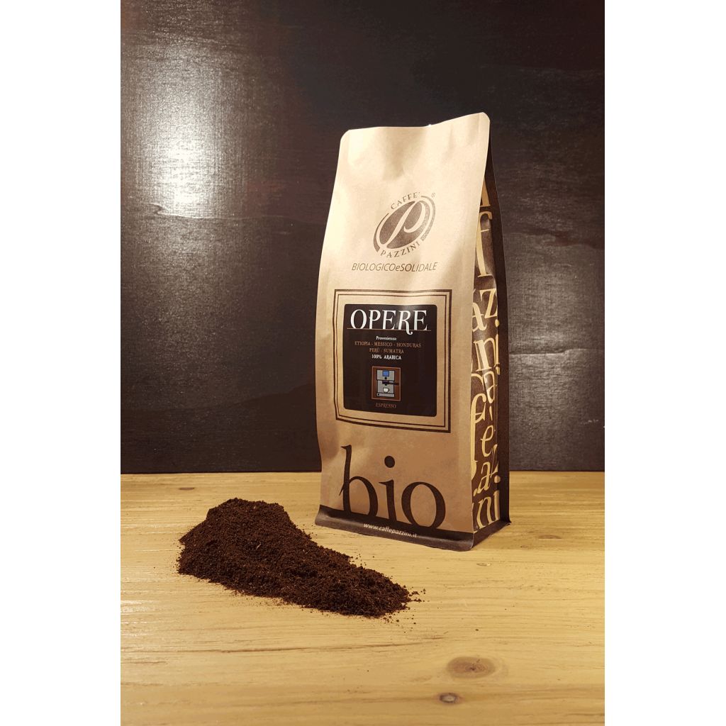 CAFF&Egrave; PAZZINI BIO OPERE BROWN ESPREZZO - 250 GR