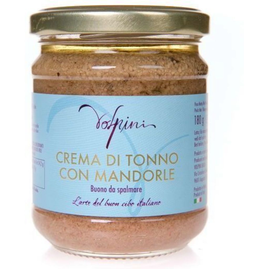 CREMA DI TONNO CON MANDORLE 180 GR.