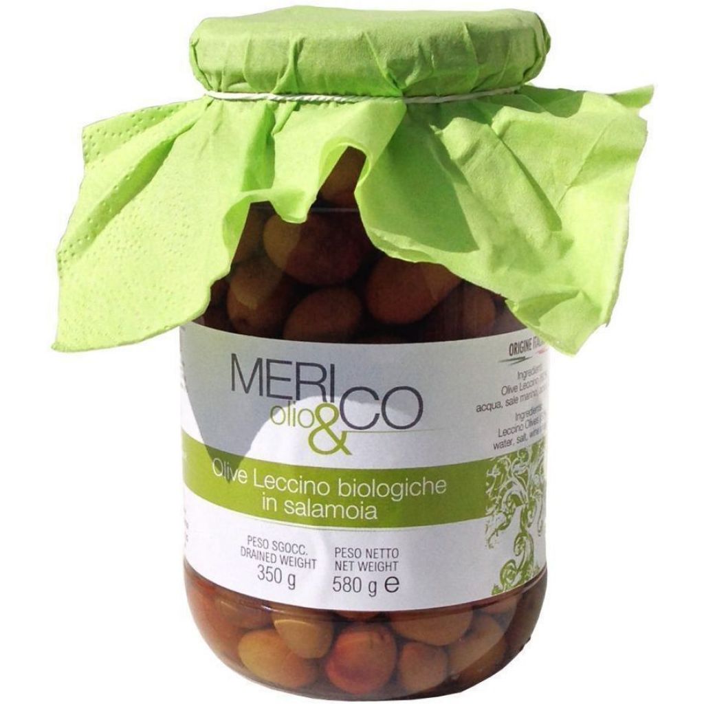 Olive di variet&agrave; Leccino in salamoia Barattolo 580 g