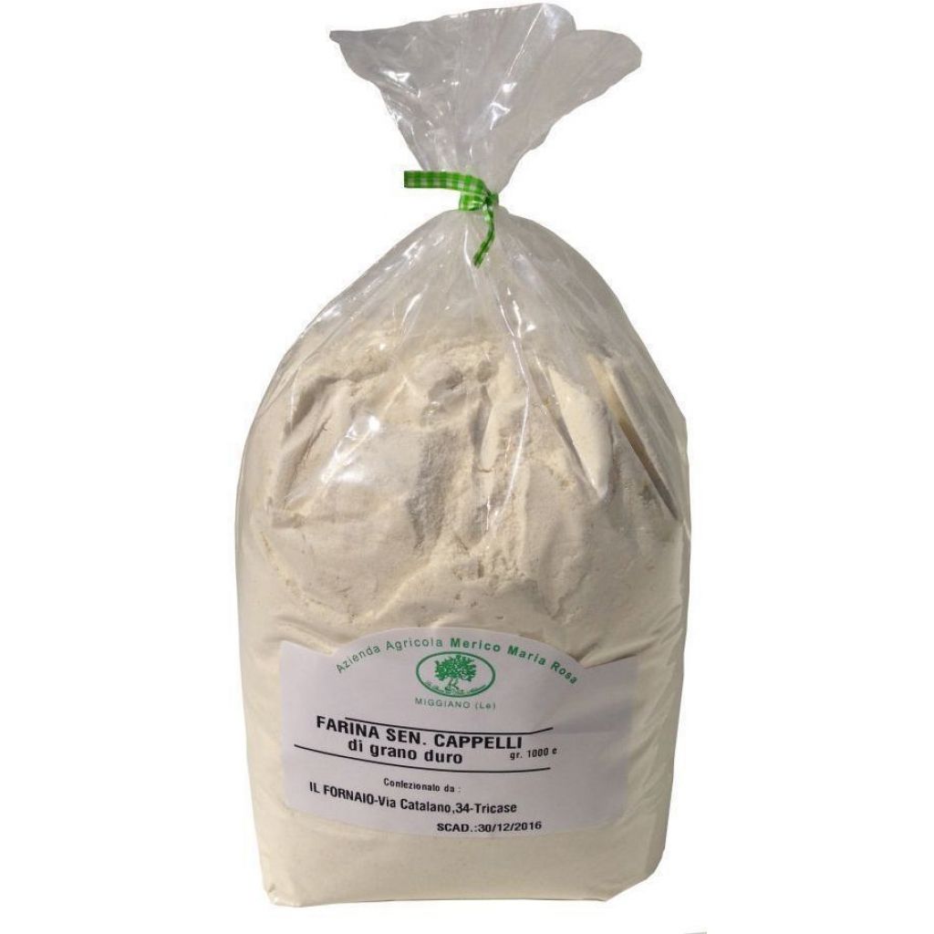 Farina di grano duro variet&agrave; Senatore Cappelli Confezione 500 g