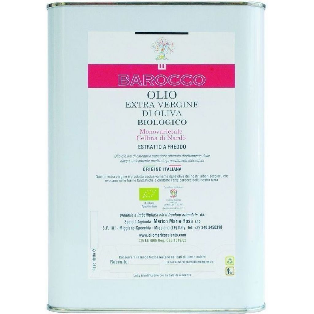 Olio extravergine di oliva Barocco lattina 3 L