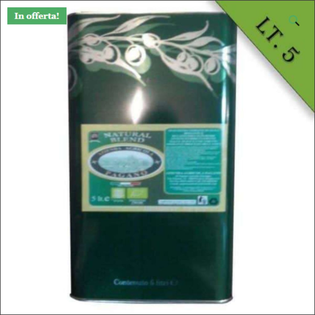 Latta 5 litri olio evo biologico