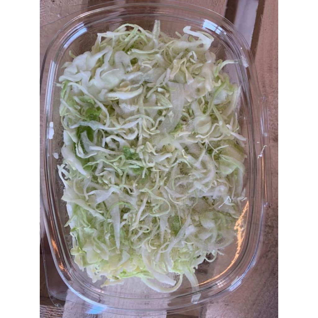 Cappuccio verde tagliato