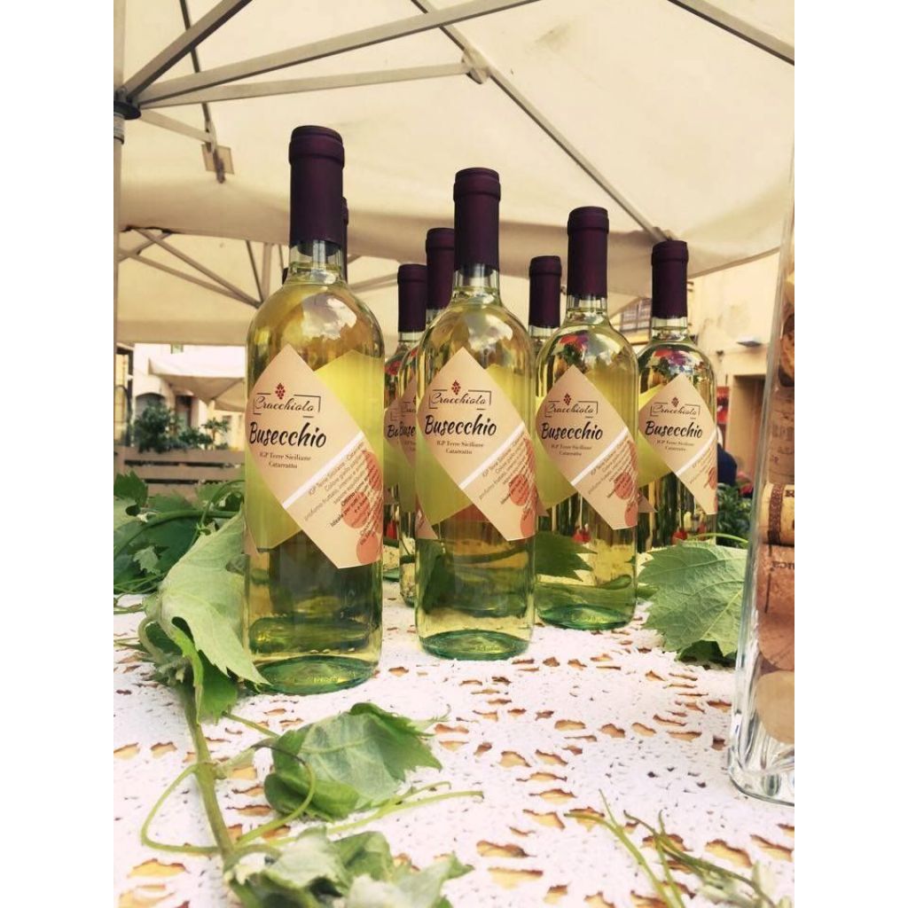 Vino BUSECCHIO IGP Terre Siciliane Catarratto Cartone da 6 Bottiglie