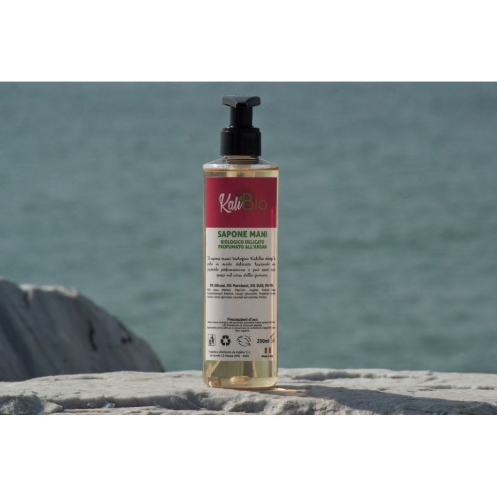 Sapone mani biologico delicato profumato all'argan 250ml