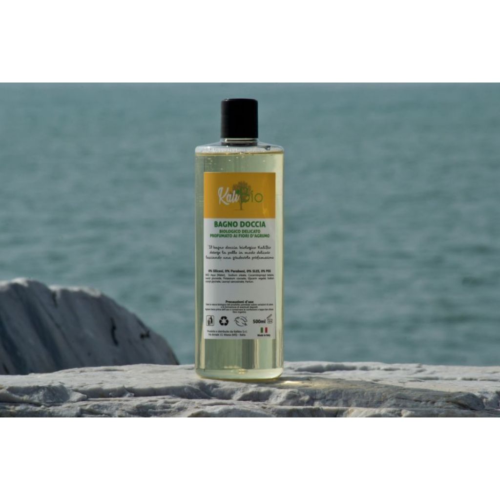 Bagno doccia biologico delicato profumato ai fiori d'agrumi 500 mL