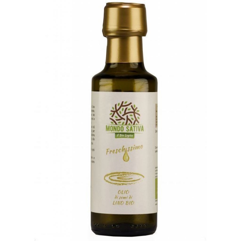 Olio di LINO BIO Spremitura 5gg prima della consegna - 100 ml