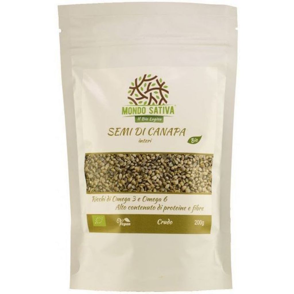 Semi di CANAPA interi Bio 200 gr