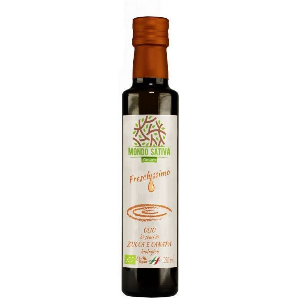 Olio di semi di Zucca e Canapa Bio Spremitura 5gg prima della consegna - 250 ml