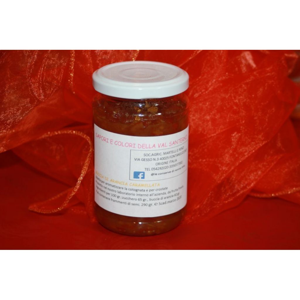 Buccia di Arancia Caramellate - 290 gr.