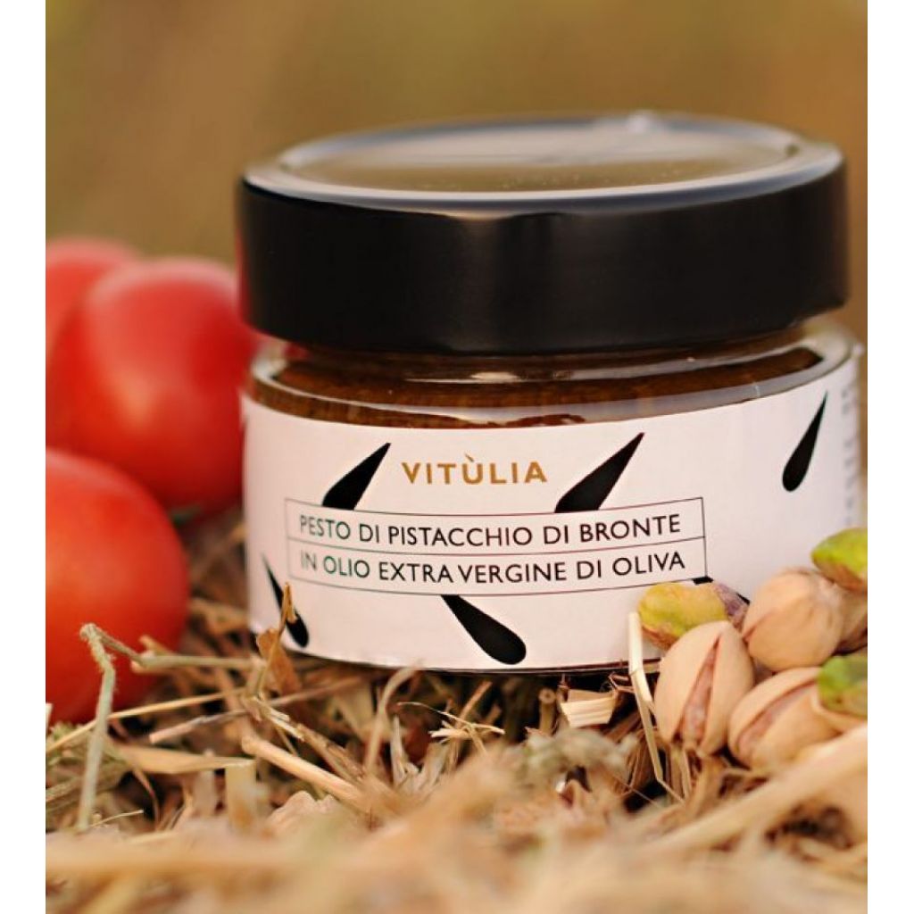 Pesto di pistacchi di Bronte in olio extravergine di oliva