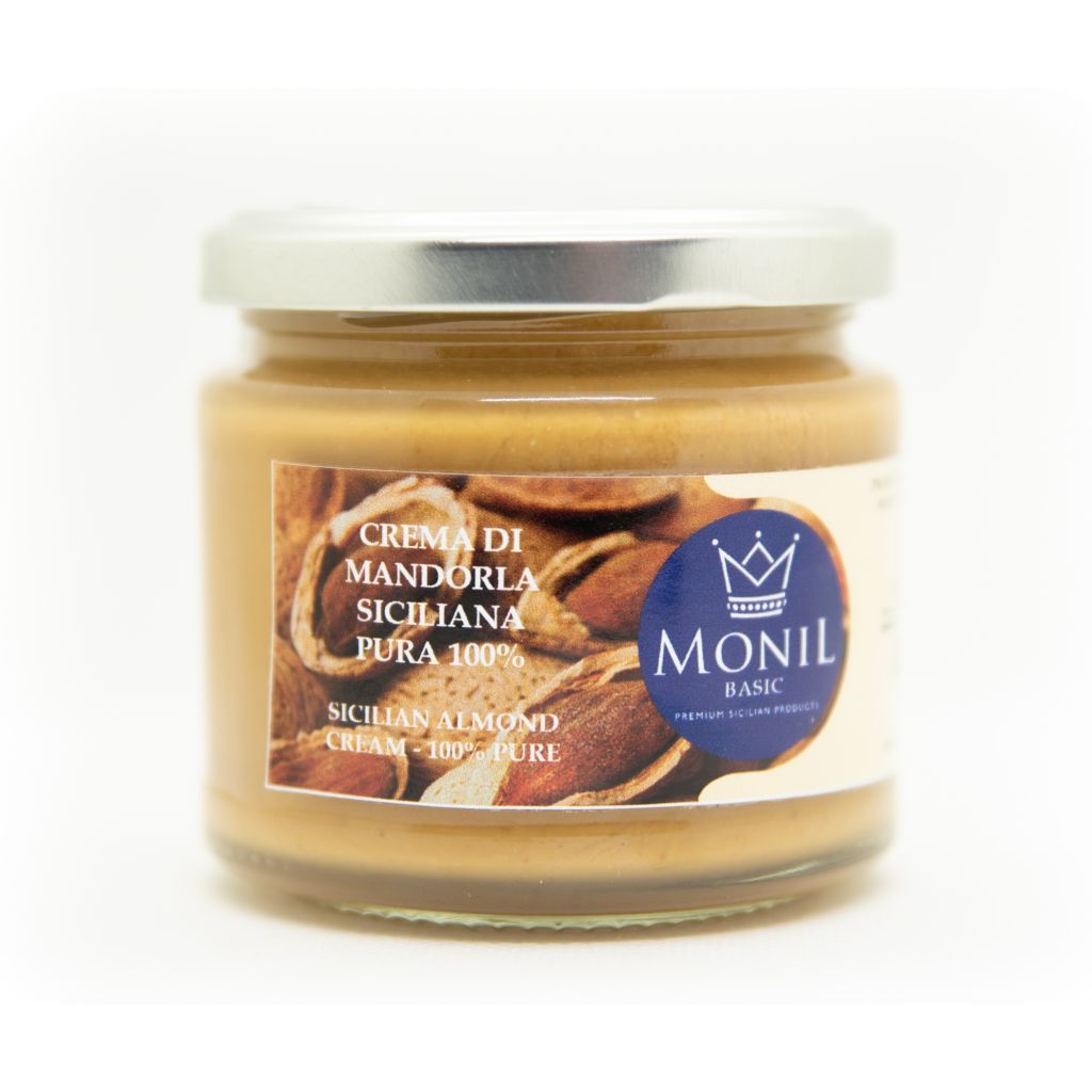 Crema di mandorla siciliana 100% - 200 gr