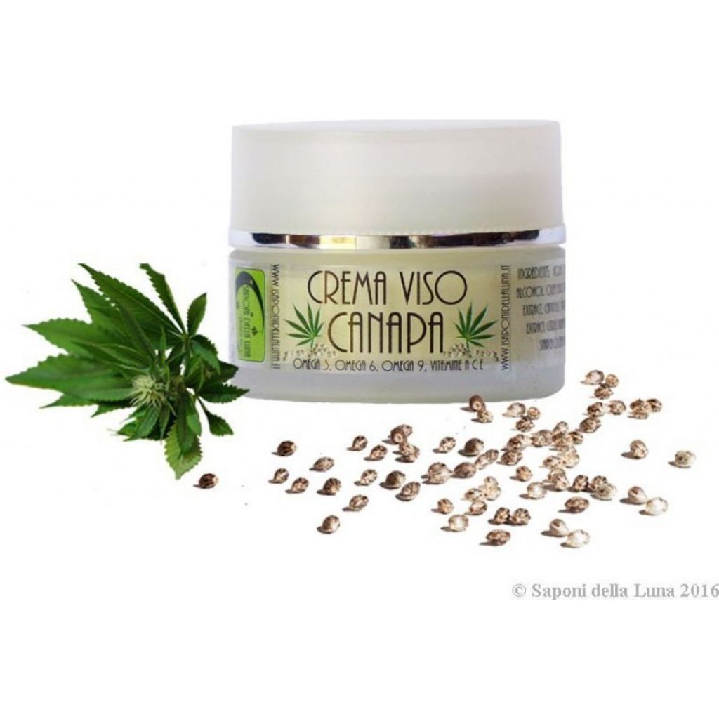 Crema viso all'olio di Canapa