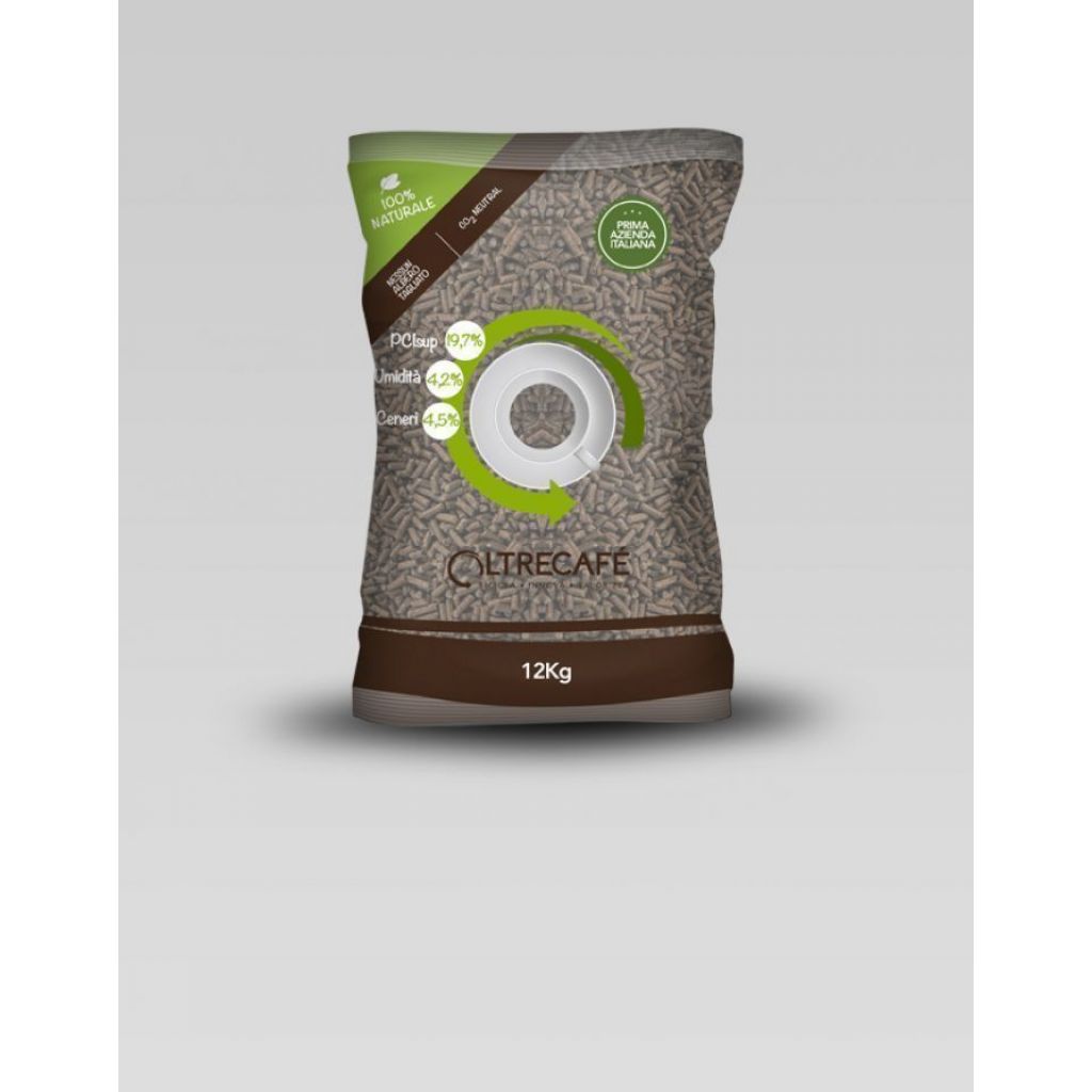 Agripellet al legno e caff&egrave;