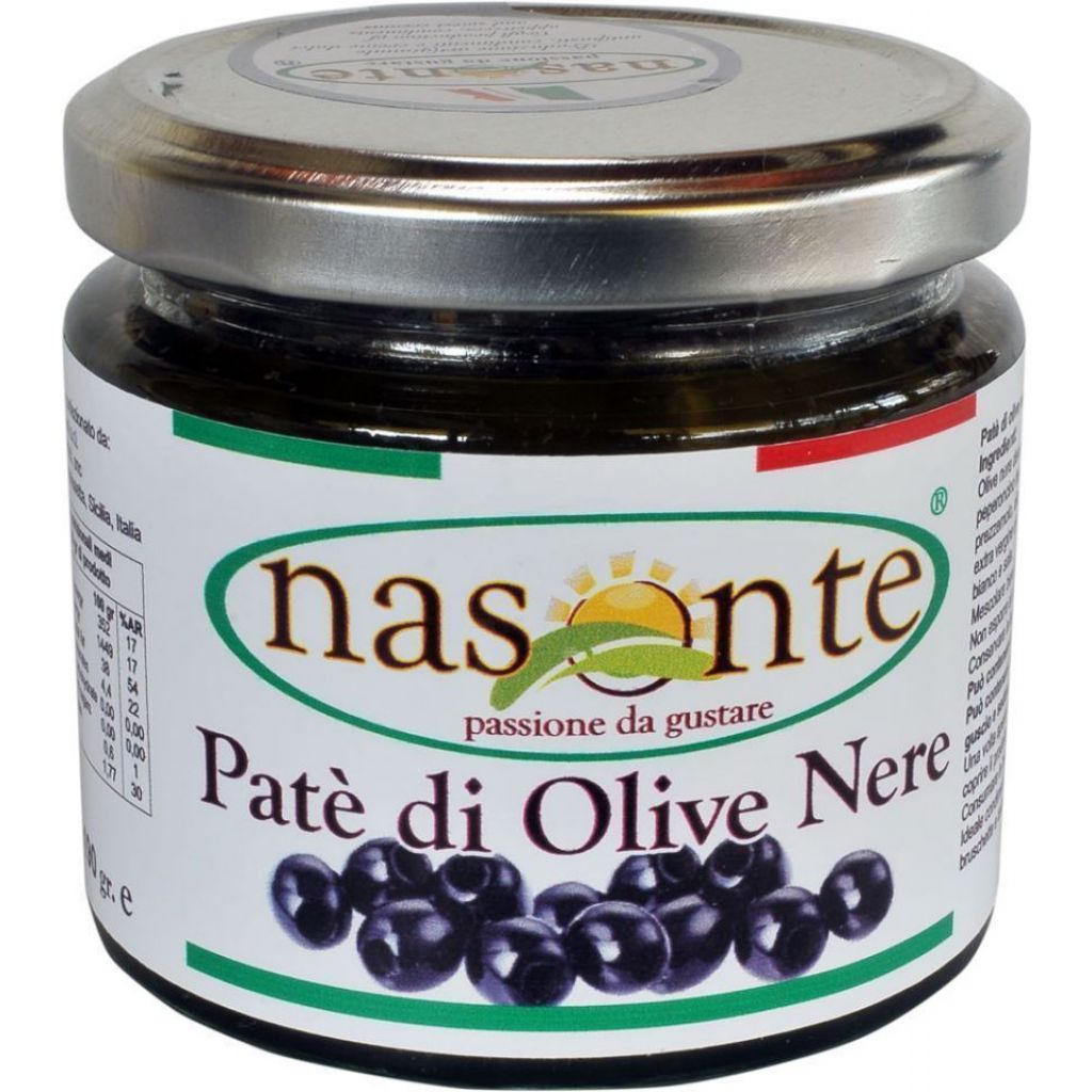 Pat&egrave; di Olive Nere Gr.190