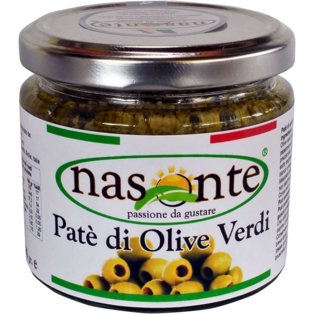 Pat&egrave; di olive verdi Gr.190
