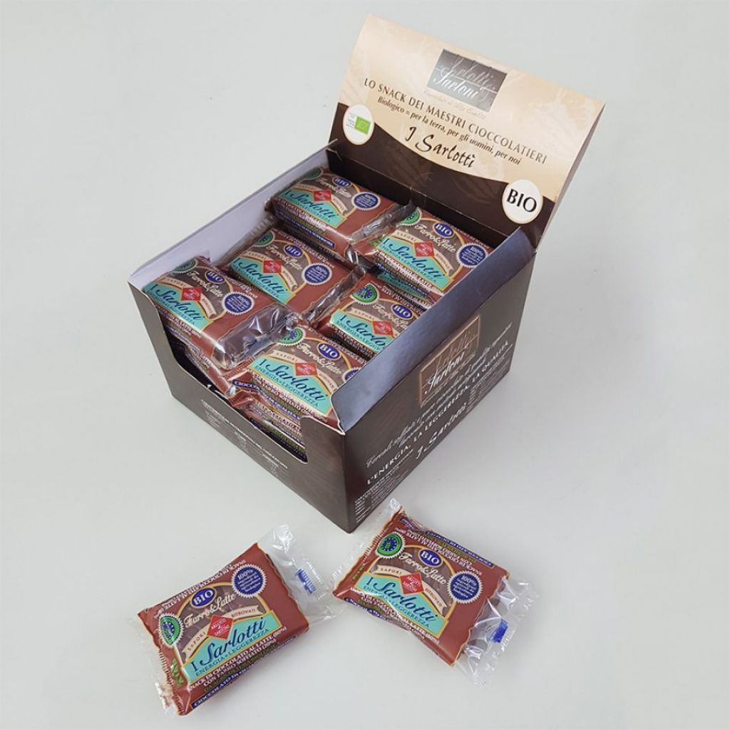 Cioccolato al latte e farro soffiato - Formato famiglia espositore intero 30 snack