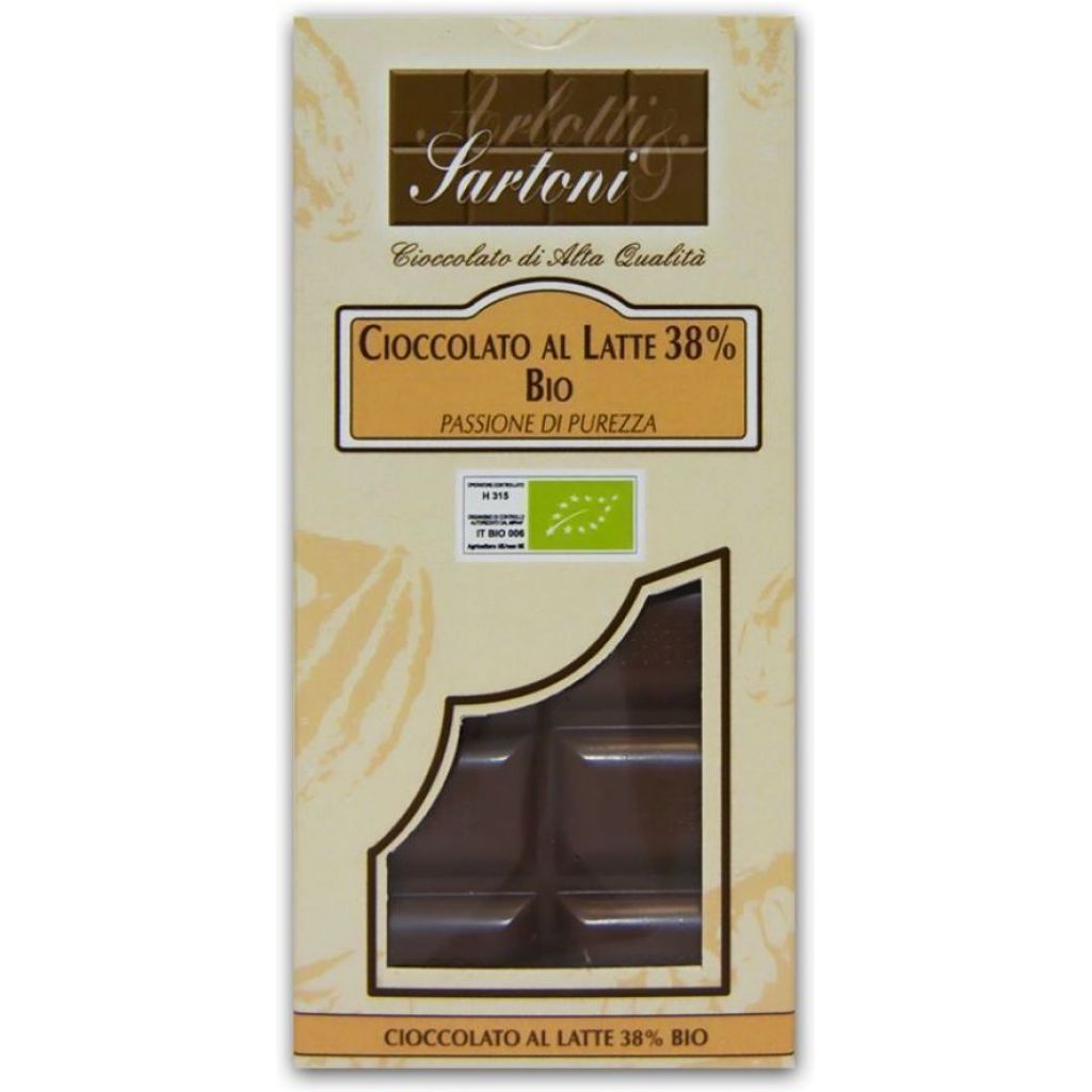 Tavoletta di Cioccolato al latte BIO