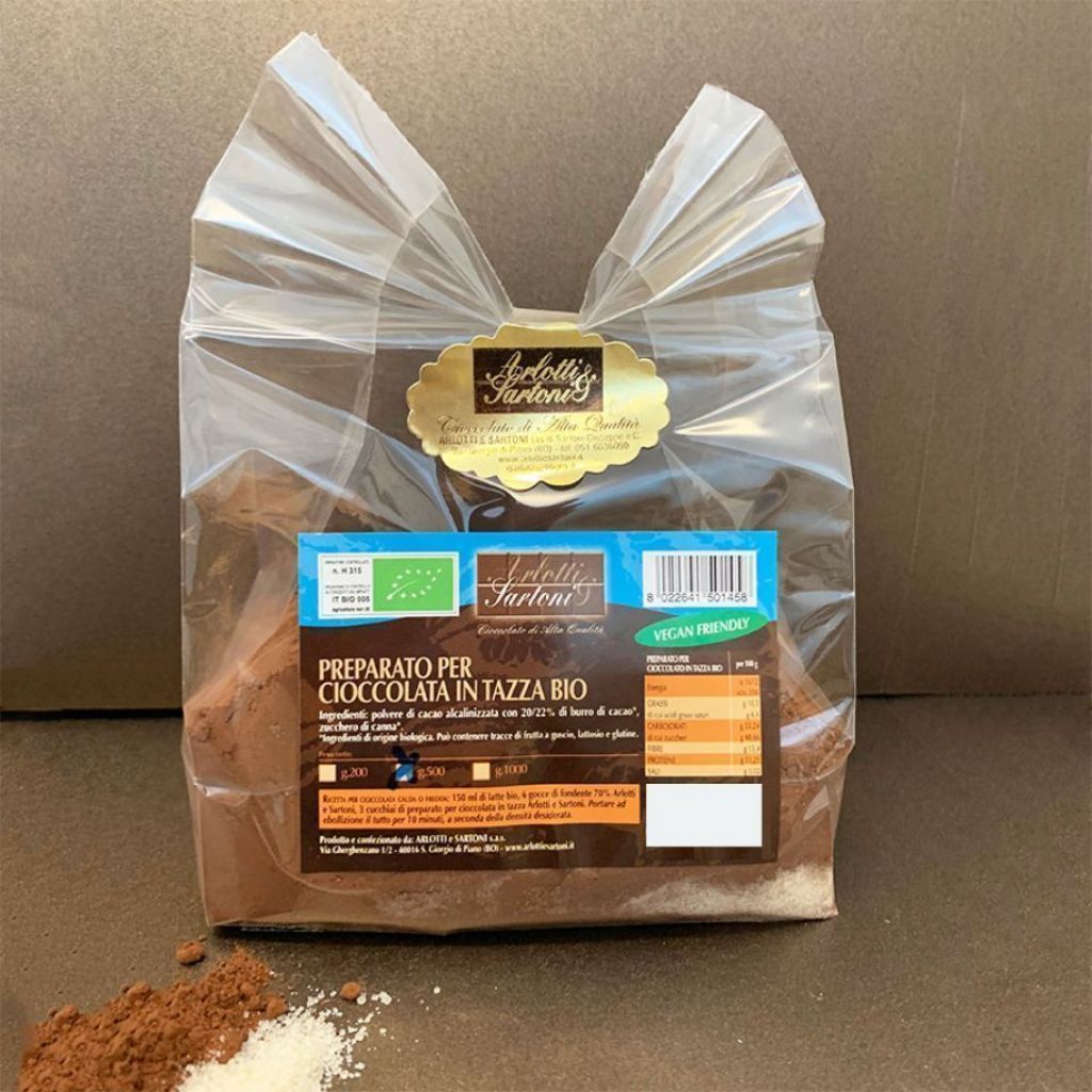 Sacchetto Preparato per cioccolata in tazza BIO 500g
