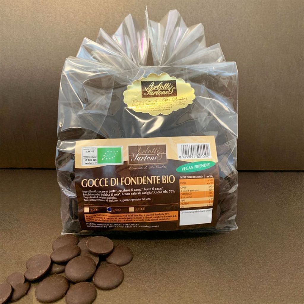 Sacchetto Gocce di Fondente BIO 500g