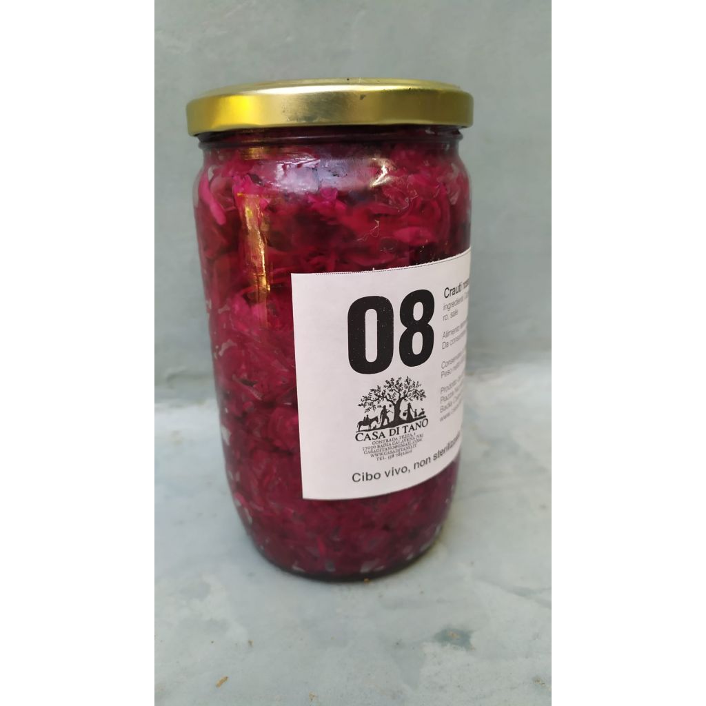 Cappuccio viola e zenzero