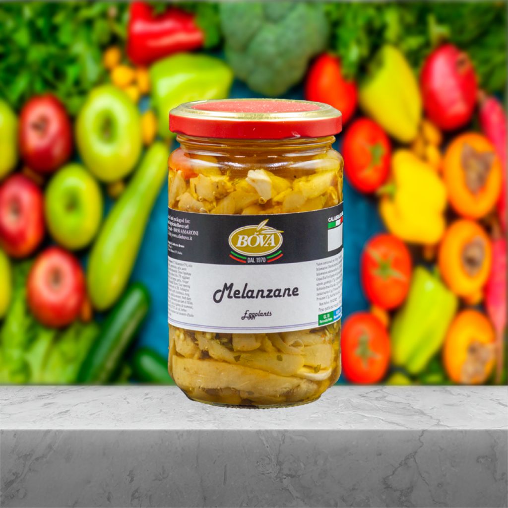 Vasetto di melanzane a filetto sottolio da 314 gr