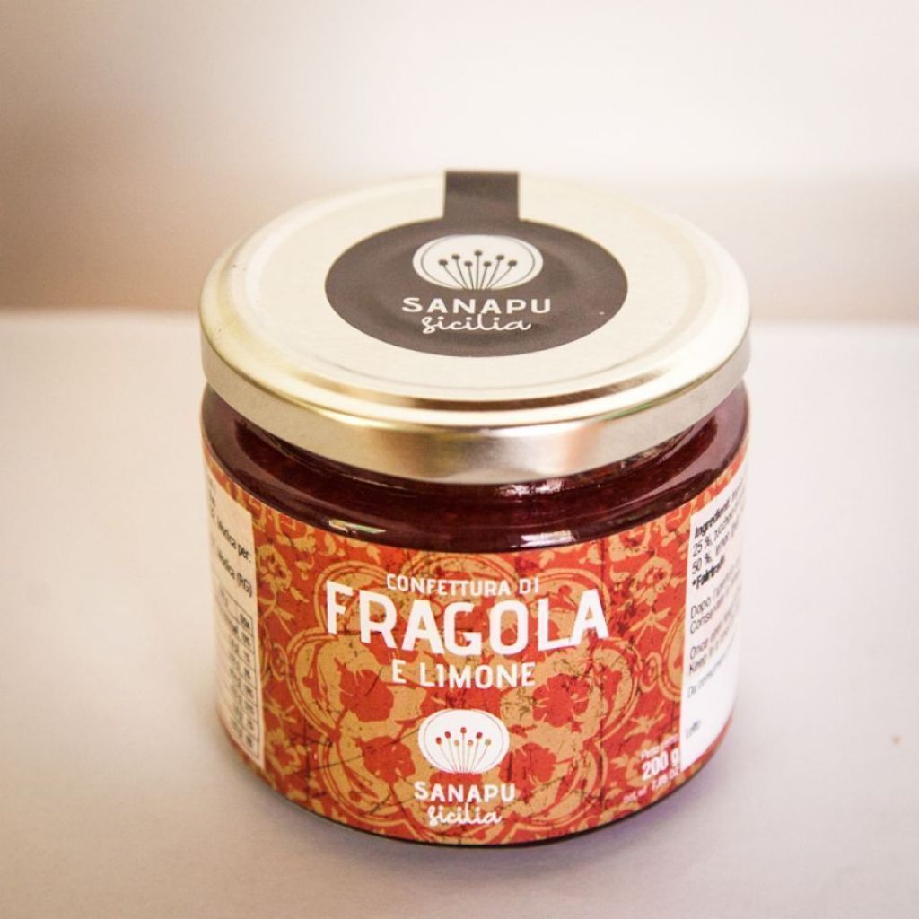 confettura di fragola e limone