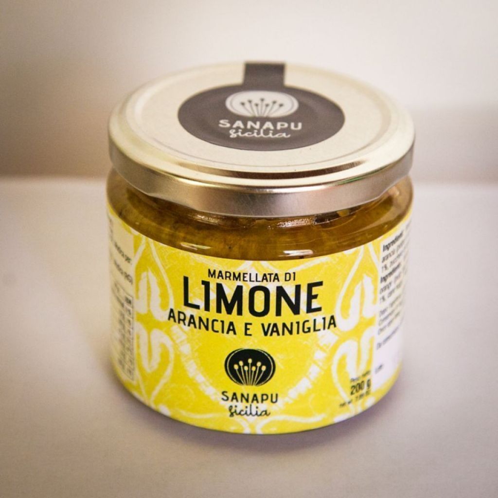 marmellata di limone arancia e vaniglia