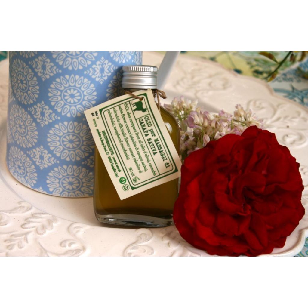 Olio per massaggi alla Canapa