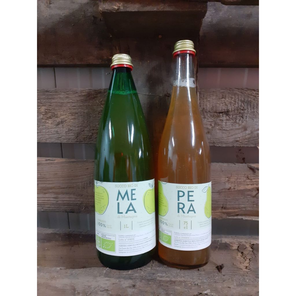 Succo pere Mela Renetta bio bottiglie da 0.75 litri *