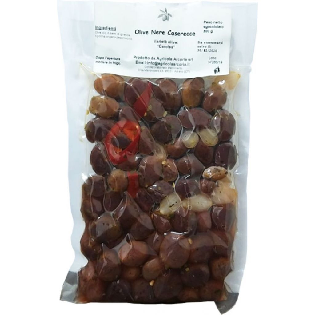 Olive nere essiccate al sole gr. 300