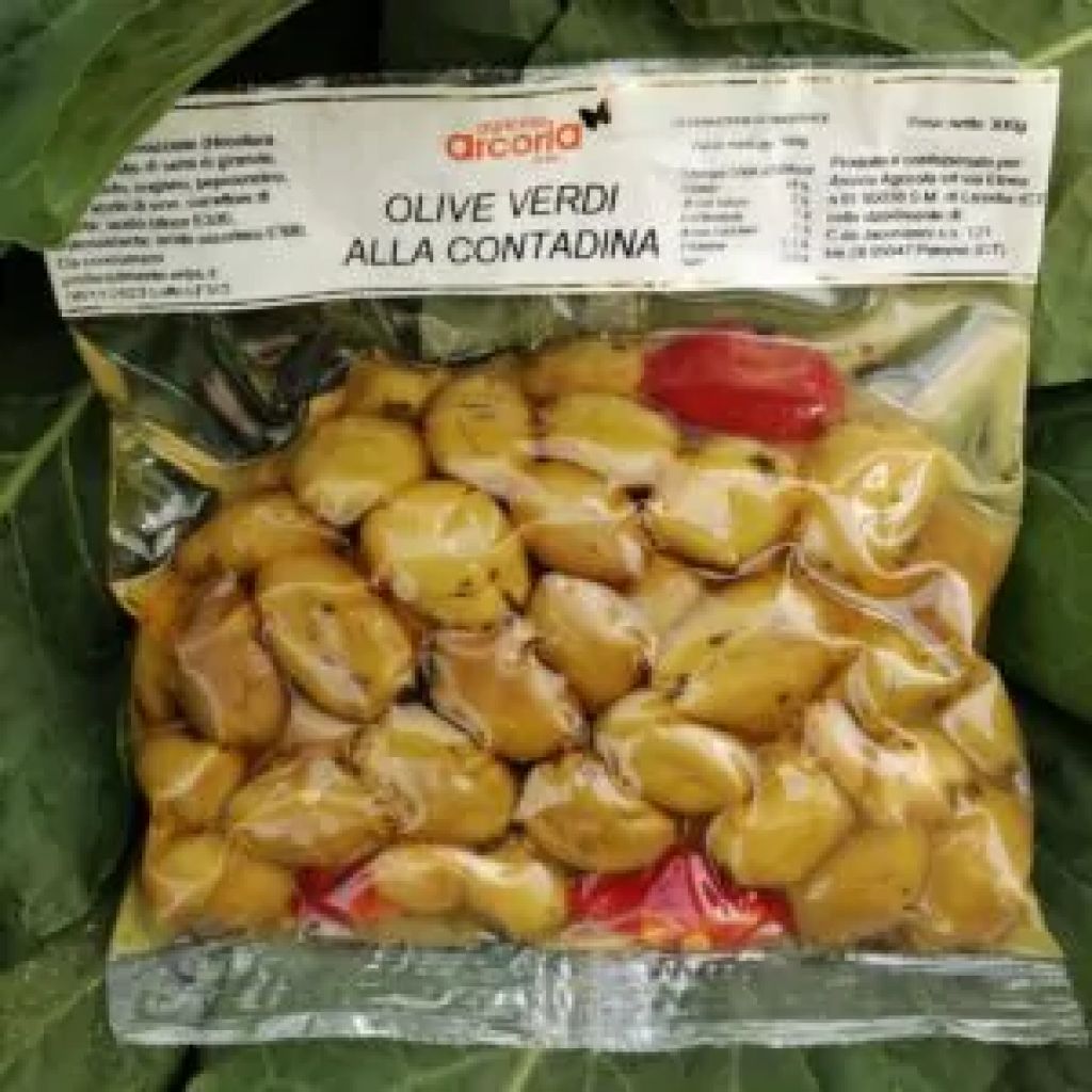 Olive verdi alla contadina gr. 300