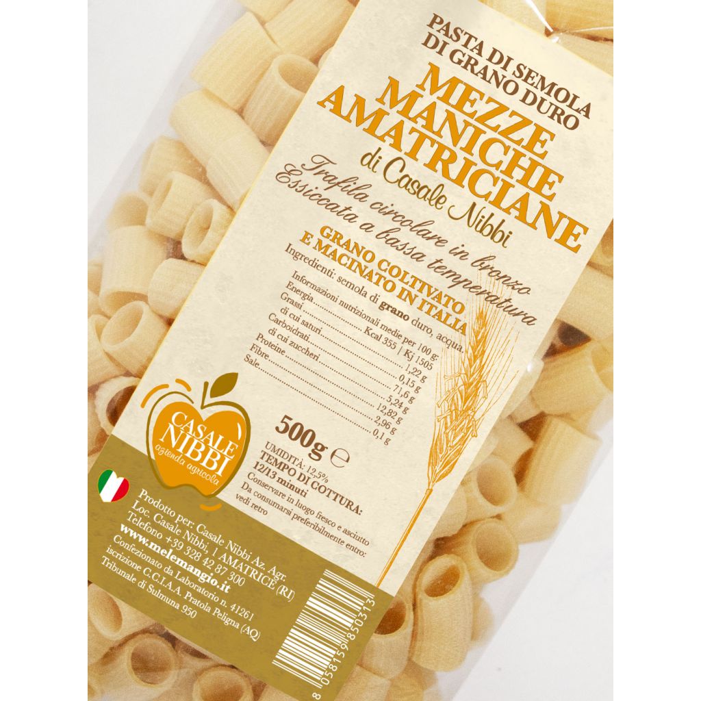 Mezze Maniche Amatriciane - 500 gr