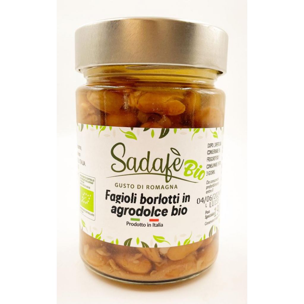 Borlotti in agrodolce bio